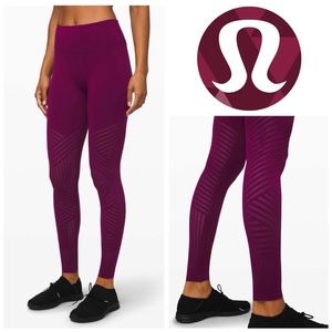 Tight Mesh Stripes In Marvel Magenta 